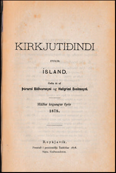 Kirkjutíðindi fyrir Ísland # 41369