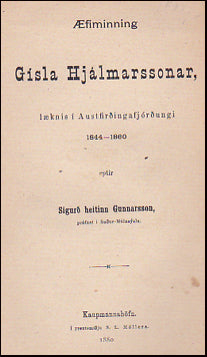 Æfiminning Gísla Hjálmarssonar # 41750