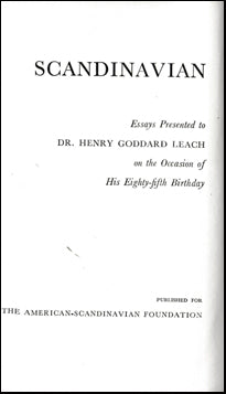 Scandinavian studies # 41896