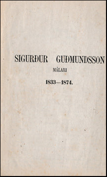 Minningarrit eptir Sigurð Guðmundsson málara # 41945