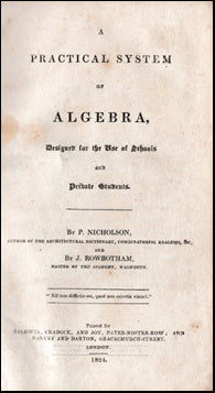 A Practical System of Algebra # 41974