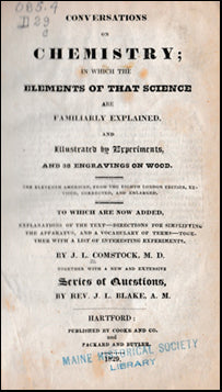 Conversations on Chemistry # 41975
