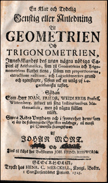 Anledning til geometrien och trigonometrien # 41984