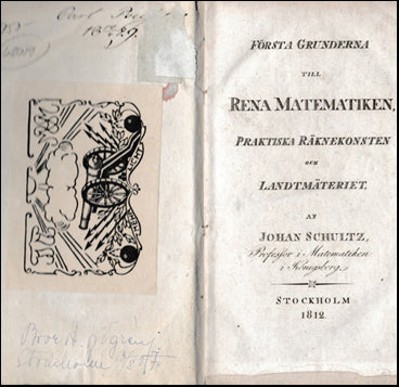 Första Grunderne till Rena Matematiken # 41991