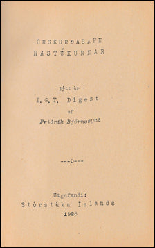 Úrskurðir Hástúkunnar # 42010
