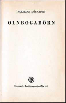 Olnbogabörn # 42208