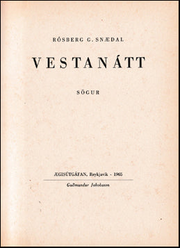 Vestanátt # 86262