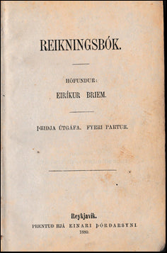 Reikningsbók # 42372