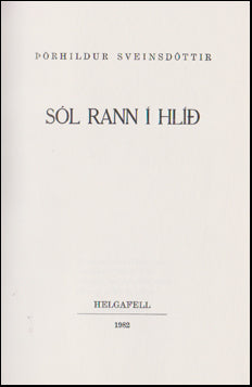 Sól rann í hlíð # 42848