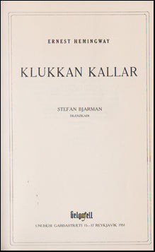 Klukkan kallar # 42866