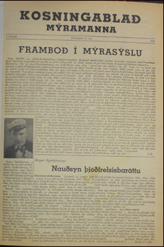 Kosningablað Mýramanna # 43055