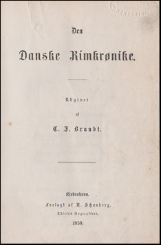 Den Danske rimkrønike # 43178