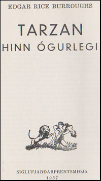 Tarzan hinn ógurlegi # 43315