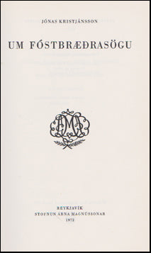 Um Fóstbræðrasögu # 86559