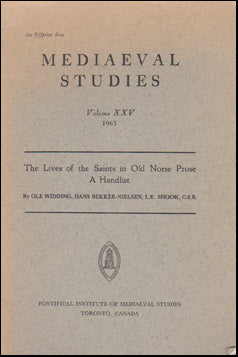 The lives of the saints in Old Norse prose # 43856
