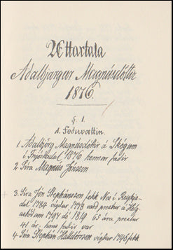 Ættartala Aðalbjargar Magnúsdóttur # 43860
