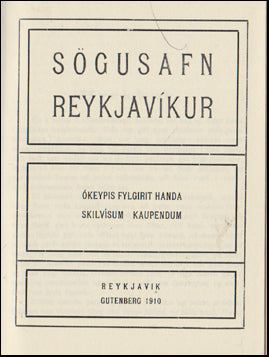 Sögusafn Reykjavíkur # 43876