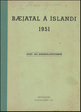 Bæjatal á Íslandi 1951 # 59385