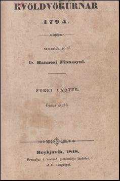 Kvöldvökurnar 1794 # 43950