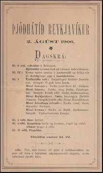 Þjóðhátíðin í Reykjavík 2.ágúst 1902 # 44028