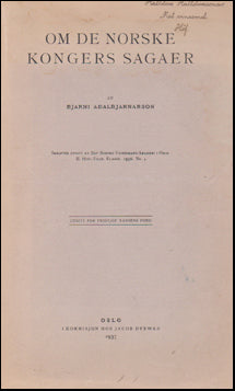 Om de norske kongers sagaer # 44060