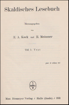 Skaldisches Lesebuch # 51971