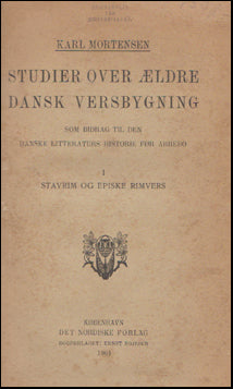 Studier over ældre dansk versbygning # 44205
