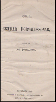 Æfisaga Gizurar Þorvaldssonar # 44229