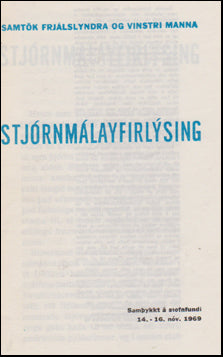 Stjórnmálayfirlýsing # 44440