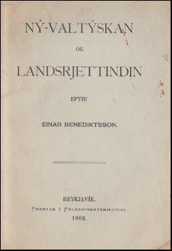 Ný-valtýskan og landsrjettindin # 44554