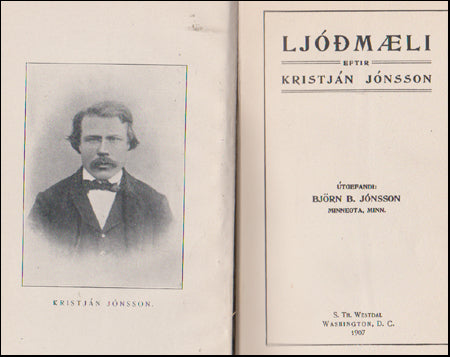 Ljóðmæli eftir Kristján Jónsson # 72802
