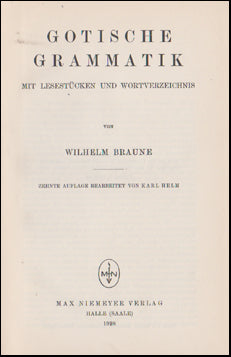 Gotische Grammatik # 44668