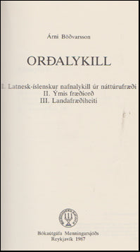 Orðalykill # 58271