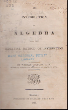 Introduction to Algebra # 44982