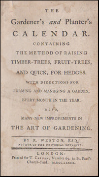 The gardener's and planter's calendar # 44986