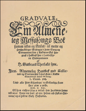 Gradvale. Ein Almeneleg Messusöngs # 45254
