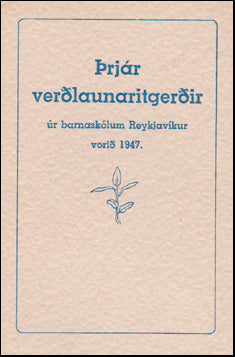 Þrjár verðlaunaritgerðir # 45682