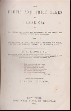 The Fruits and Fruit Trees of America # 45687