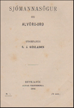 Sjómannasögur og alvöruorð # 45745