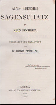 Altnordischer Sagenschatz in neun Büchern # 45848