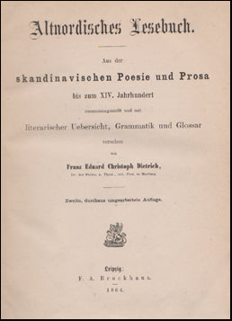 Altnordisches Lesebuch # 45858