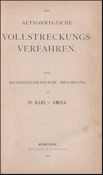 Das altnorwegische Vollstreckungsverfahren # 45874