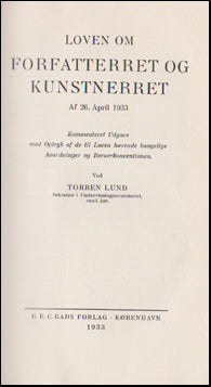 Loven om forfatterret og kunstnerret # 45877