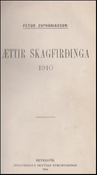Ættir Skagfirðinga 1910 # 45891