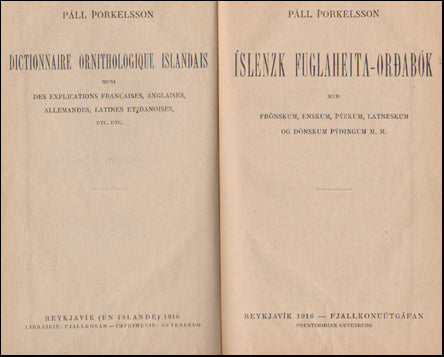 Íslenzk fuglaheita-orðabók # 78067