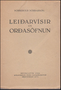 Leiðarvísur um orðasöfnun # 84638