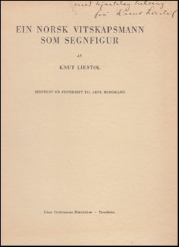 Ein Norsk vitskapsmann som segnfigur # 46412