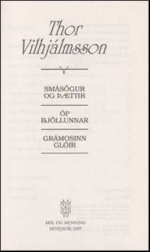 Stórbók Thors Vilhjálmssonar # 46716