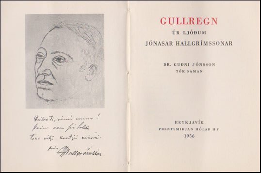 Gullregn úr ljóðum Jónasar Hallgrímssonar # 84176