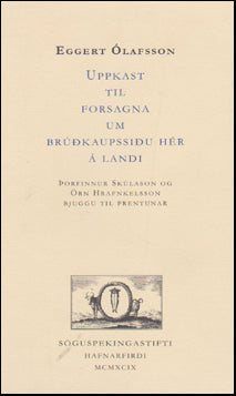 Uppkast til forsagna um brúðkaupssiðu hér á landi # 81078